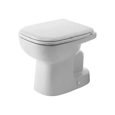 Vas wc pe pardoseala Duravit D-Code pentru rezervor la semiinaltime, evacuare verticala