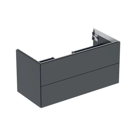 Dulap baza suspendat Geberit One negru mat 105 cm