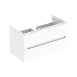 Dulap baza suspendat Geberit Modo 2 sertare alb lucios 100 cm