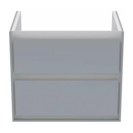 Dulap suspendat pentru lavoar gri deschis mat Ideal Standard Connect Air 60 cm