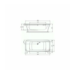 Cada freestanding Ideal Standard Connect Air 170x80