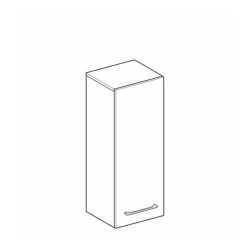 Dulap baie suspendat nuc deschis Geberit Selnova Square 1 usa 85 cm