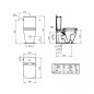 Vas WC pe pardoseala Ideal Standard i.life S BTW rimless alb lucios