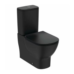 Vas wc pe pardoseala negru mat Ideal Standard Tesi Aquablade fara rezervor si capac