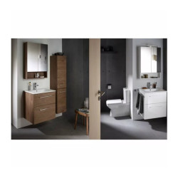 Dulap cu oglinda suspendat Geberit Selnova Square nuc 2 usi 59 cm