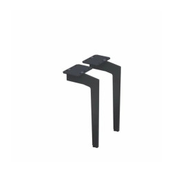 Set picioare pentru mobilier Oristo negru mat 33 cm