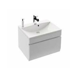 MOBILIER BERYL 60 CM, 59,5X44,4X48,2 CM, 2 SERTARE, ALB MAT