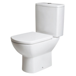 Vas wc pe pardoseala Gala Smart 65x35 cm, scurgere verticala, alb | AmmeBath.ro