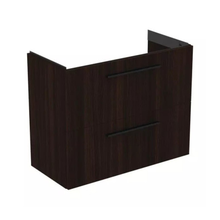 Dulap baza suspendat Ideal Standard i.life S 2 sertare stejar cafeniu 80 cm