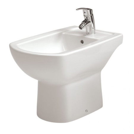 Bideu pe pardoseala Gala Smart 56x35 cm, alb