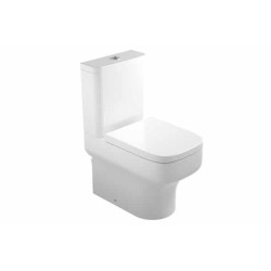 Vas wc pe pardoseala Gala Mid rimless, lipit de perete, alb | AmmeBath.ro