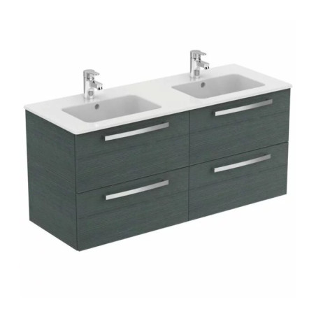 Dulap baza suspendat Ideal Standard Tempo 120 cm, gri lucios