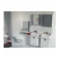 Dulap suspendat cu oglinda Kolo Twins mdf 60x70 cm