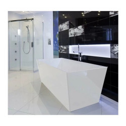 Cada freestanding din compozit Marmite Sky 159x65 cm