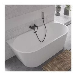 Cada freestanding Back-to-wall Besco Vica 170x80 cm alb