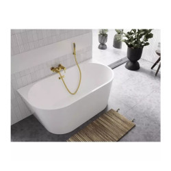 Cada freestanding Back-to-wall Besco Vica 170x80 cm alb | AmmeBath.ro