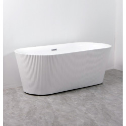Cada baie freestanding cu riflaj 150x75