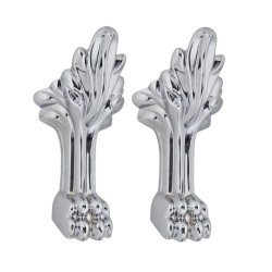 Picioare long lion crom pentru cada romance set 2 buc | AmmeBath.ro