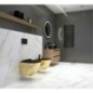 Manitoba, walnut black, mobilier suspendat pt lavoar 80, cu 2 sertare, ornament black, 805x460x h542, 24393