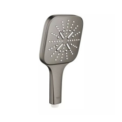Para de dus Grohe Rainshower SmartActive 130 Cube 3 functii antracit periat Hard Graphite