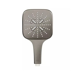 Para de dus Grohe Rainshower SmartActive 130 Cube 3 functii Hard Graphite, antracit periat