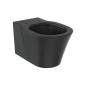 Vas wc suspendat Ideal Standard Connect Air AquaBlade, negru mat