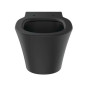Vas wc suspendat Ideal Standard Connect Air AquaBlade, negru mat