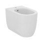Bideu pe pardoseala Atelier Blend Curve, alb lucios