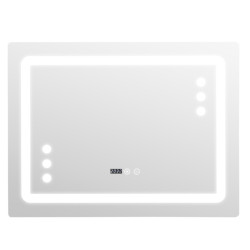 Oglinda baie 80x60 cu led si dezaburire 80-20-3-3