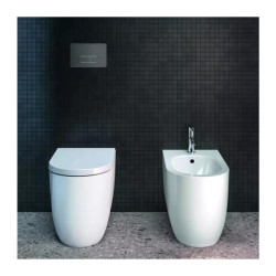 "Bideu Atelier Blend Curve Alb Lucios - Eleganță și Confort în Ba