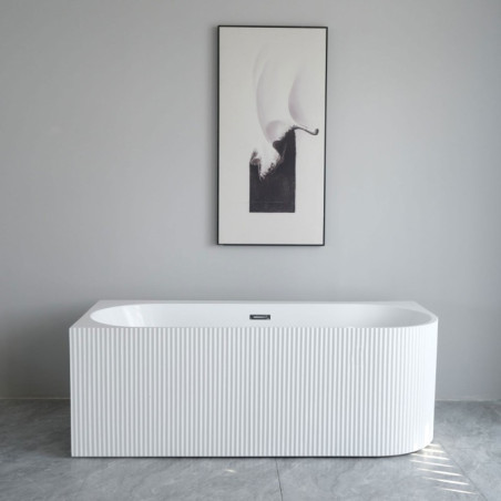 Cada freestanding pe colt stanga scoica 170x75x58